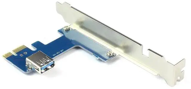 Alt view image 4 of 4 - Vszerda PCIe 1X to 4 PCIe 16X Expansion Riser Card, Multi-GPU Mining Adapter Card for BTC Mining Rig
