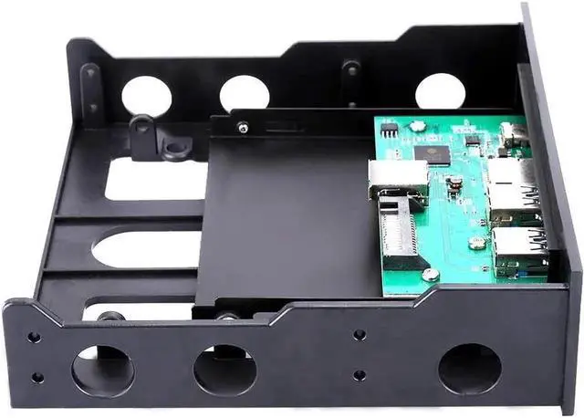 Alt view image 6 of 6 - Vszerda USB 3.1 Front Panel Card Reader with USB-C 3.1 Port, Dual USB 3.0 Ports & SD TF Memory Card Reader for Desktop PC Chassis