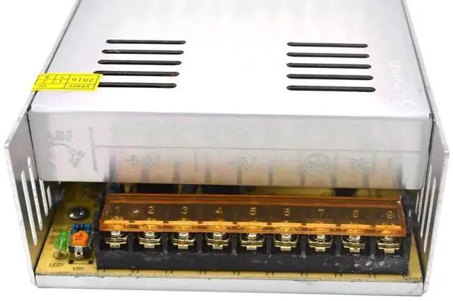 Alt view image 2 of 5 - Vszerda 12V 30A Regulated Switching Power Supply Driver, Universal AC-DC Transformer for LED Strip, CCTV, Radio, Computer Project