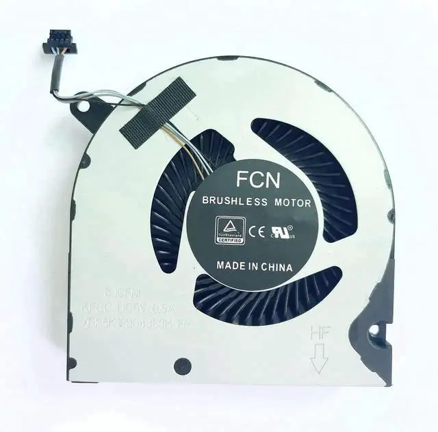 Alt view image 2 of 6 - Vszerda CPU GPU Dual Cooling Fan Kit for Dell G3 3500 G5 SE 5500 5505 2020, OEM P/N 0F3DF0 0PC01D DC5V 4-Pin PWM Fan Set