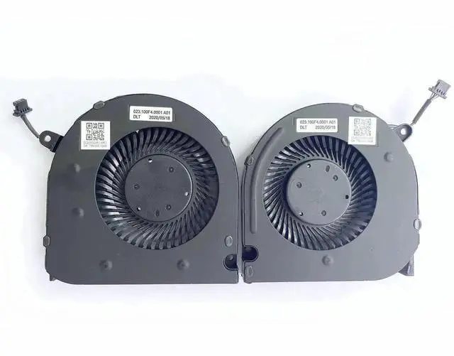 Alt view image 6 of 6 - Vszerda CPU GPU Dual Cooling Fan Kit for Dell G3 3500 G5 SE 5500 5505 2020, OEM P/N 0F3DF0 0PC01D DC5V 4-Pin PWM Fan Set