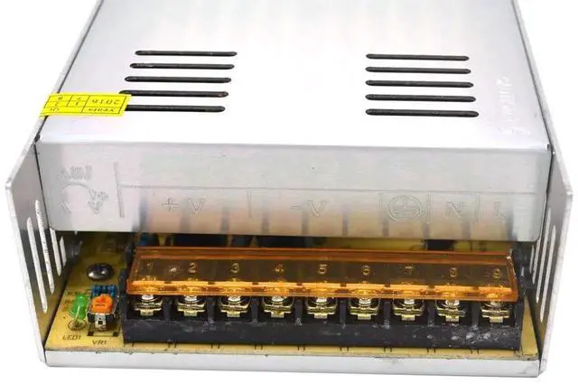 Alt view image 5 of 5 - Vszerda 360W 12V 30A Regulated Switching Power Supply Transformer, AC 100-240V Constant Voltage Driver for LED Strips, CCTV Cameras, Radio, Mini PC & Electronic DIY Projects