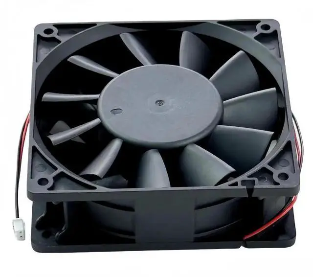 Alt view image 2 of 7 - Vszerda NMB-MAT 4715VL-05W-B70 Industrial Cooling Fan, DC 24V 1.20A, 120×120×38mm 2-Wire Axial Fan for Inverter