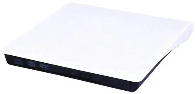 Alt view image 5 of 6 - Vszerda Slim White USB 3.0 External DVD RW CD Burner Optical Drive Compatible with Mac Notebook Desktop PC Windows 7/8/10