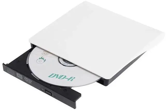 Alt view image 6 of 6 - Vszerda Slim White USB 3.0 External DVD RW CD Burner Optical Drive Compatible with Mac Notebook Desktop PC Windows 7/8/10