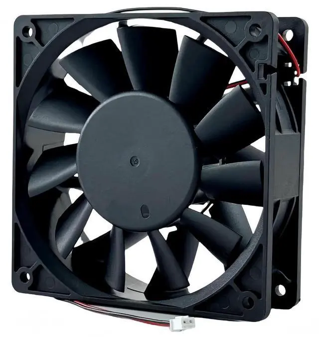 Alt view image 3 of 7 - Vszerda NMB-MAT 4715VL-05W-B70 12038 Axial Fan DC 24V 1.20A 2-Wire Industrial Cooling Fan for Inverter