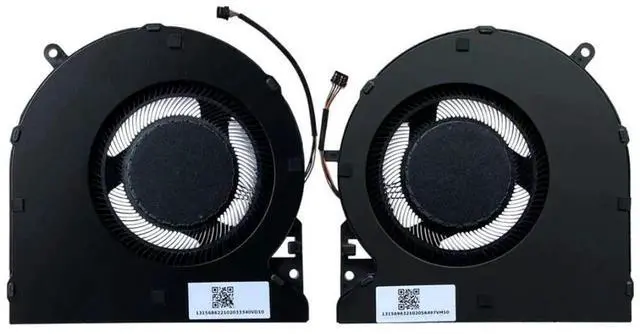 Main image of Vszerda CPU GPU Cooling Fan Replacement Set for Razer Blade 15 2021 RZ09-0367, Part DFS5K123043635 DFS5K121144645 FNDX FNDY
