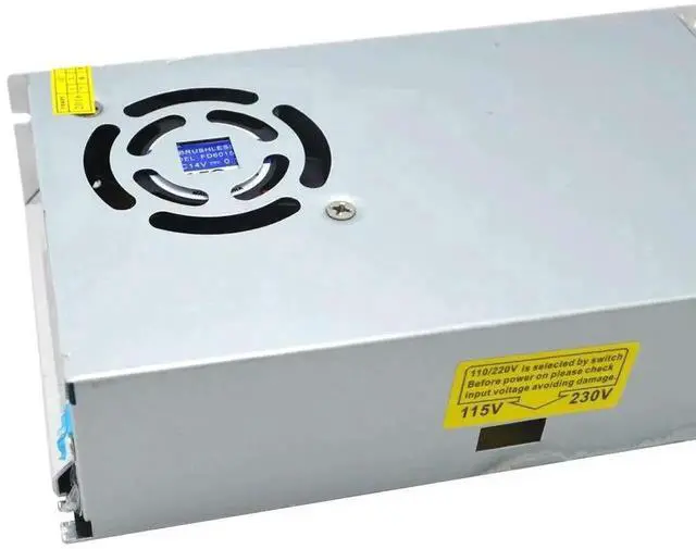 Alt view image 2 of 4 - Vszerda 12V 20A 240W Universal Regulated Switching Power Supply, AC-DC Constant Voltage Transformer Driver for LED Strips, CCTV Cameras, Radio, Mini PC & Electronic DIY Projects