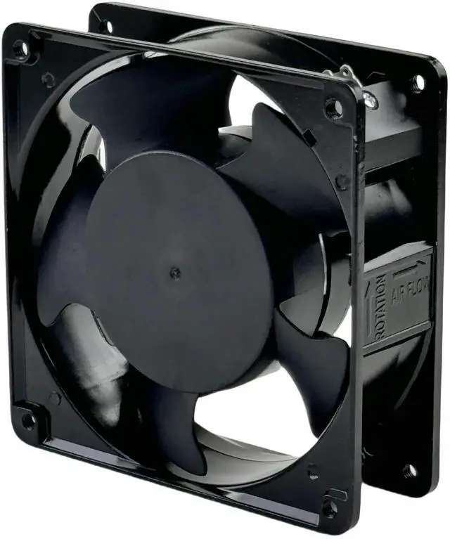 Alt view image 4 of 7 - Vszerda Sunon SP100A-1123XST.GN 12038 AC Axial Cooling Fan 115V 0.26/0.24A 50/60Hz 1800RPM 50dB 2-Pin Cabinet Fan