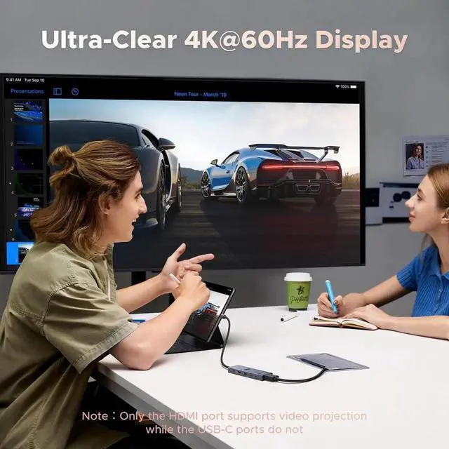 Alt view image 7 of 7 - Vszerda Revodok Pro 6-in-1 USB C Multiport Hub, 4K@60Hz HDMI, 10Gbps USB-A, 100W PD Charging Docking Adapter Compatible with MacBook Pro/Air, iPad Pro, ThinkPad, ROG Ally & All USB-C Laptops