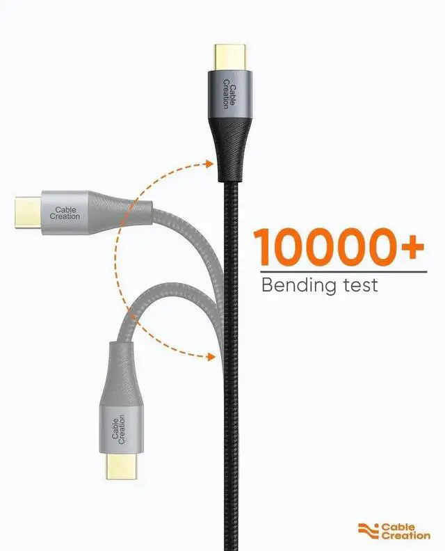 Alt view image 7 of 7 - Vszerda 5 Pack 0.8FT Double Braided USB-C to USB-C Short Fast Charging Cables for Galaxy S22 Ultra/S22/S21/S20/Note 20, MacBook, iPad Mini 6
