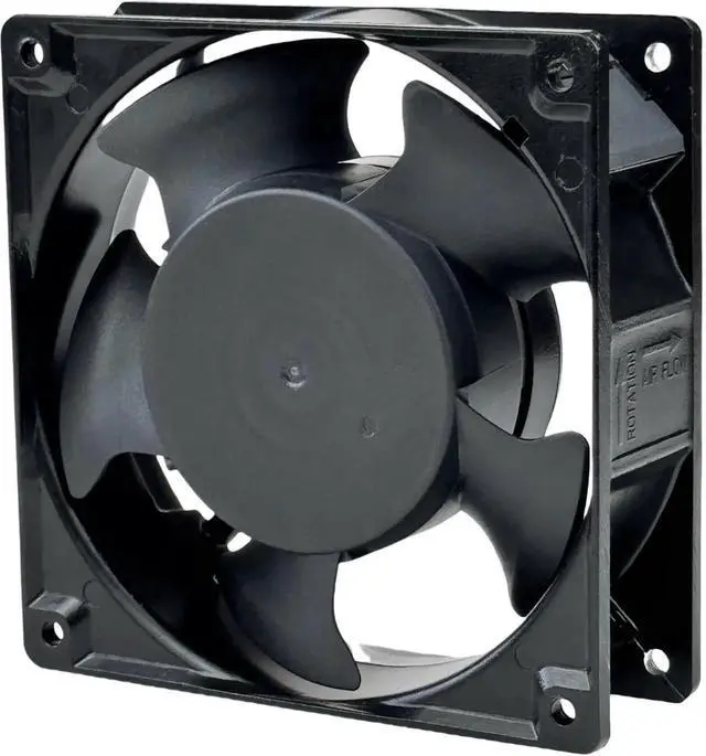 Alt view image 6 of 7 - Vszerda SP103A 1123LST.GN 12038 AC 115V Dual Ball Bearing Cooling Fan 2300RPM 2-Pin for Industrial Cabinet