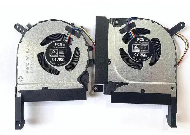 Alt view image 5 of 6 - Vszerda New CPU GPU Cooling Fan Replacement for Asus TUF A15 FA506Q FA506QR FA506QM FX506H FX506HC FX506HM TUF A17 FA706I FX706HCB FA706Q FA706QR RTX30 2021 Series FNCX FNCY