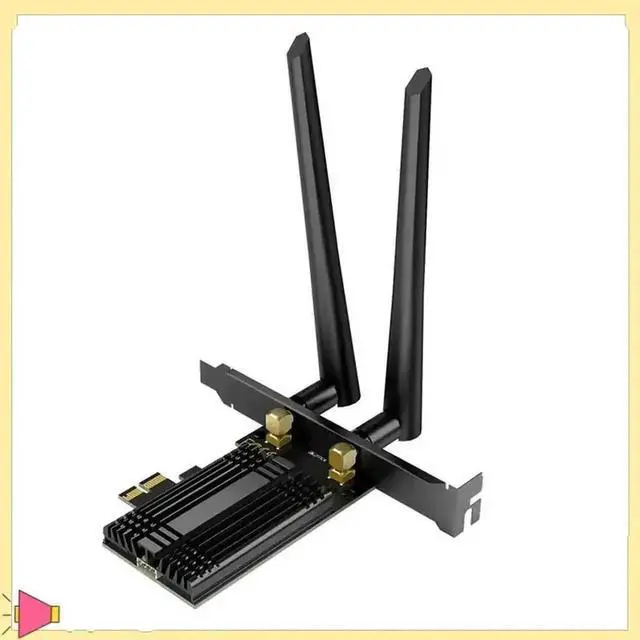 Alt view image 3 of 7 - Vszerda WiFi 7 PCIe Wireless Network Card, 8774Mbps Tri-Band 2.4G/5G/6GHz Adapter with Bluetooth 5.4 for Desktop PC Windows 10/11