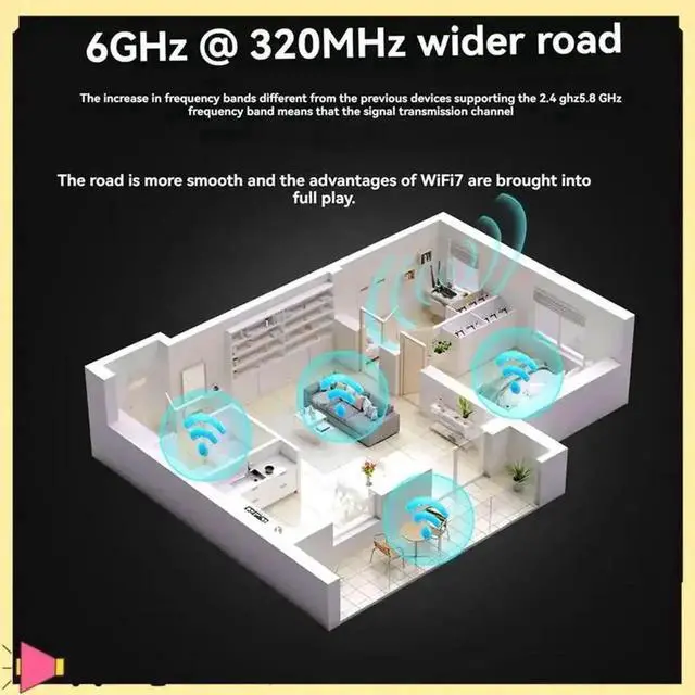 Alt view image 5 of 7 - Vszerda WiFi 7 PCIe Wireless Network Card, 8774Mbps Tri-Band 2.4G/5G/6GHz Adapter with Bluetooth 5.4 for Desktop PC Windows 10/11
