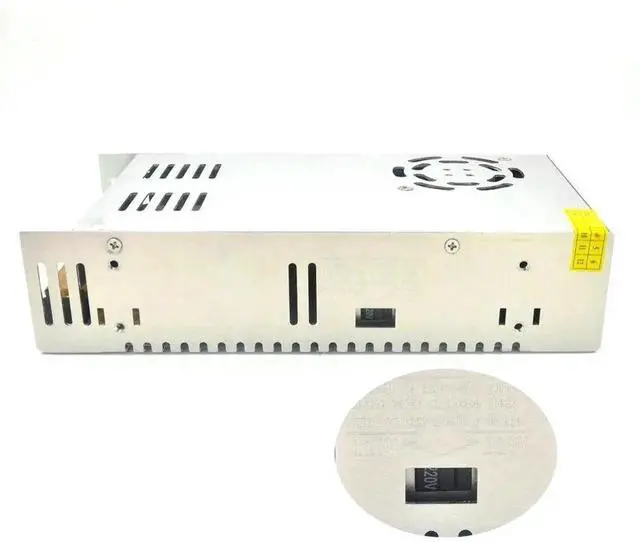 Alt view image 4 of 7 - Vszerda 360W Regulated Switching Power Supply, AC 110V/220V to DC 24V 15A Universal Transformer Driver Adapter for LED Strip Lights, CCTV Cameras, Radio, PC and DIY Electronic Projects