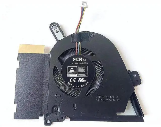 Alt view image 6 of 6 - Vszerda Dual CPU GPU Cooling Fan Kit FNAQ FNAR DC12V 4Pin for ASUS TUF Dash F15 FX516 FX516P FX516PR RTX3070