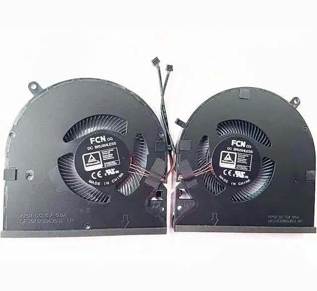 Alt view image 2 of 5 - Vszerda DC5V 0.5A CPU GPU Dual Cooling Fan Kit for Razer Blade 15 Advanced 2021 RZ09-0409 Series, OEM P/N DFS5K12304363E FPG1 DFS5K22115572J FPG2