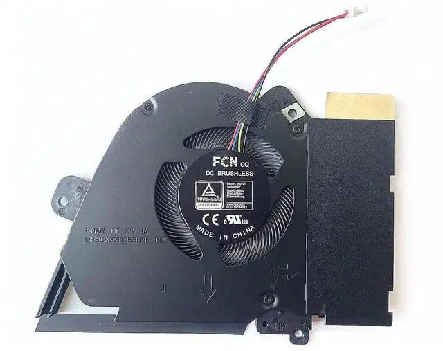 Alt view image 6 of 6 - Vszerda New Dual CPU+GPU Cooling Fan Set DC12V 4Pin PWM for ASUS TUF Gaming Dash F15 FX516 FX516P FX516PR Air RTX3070