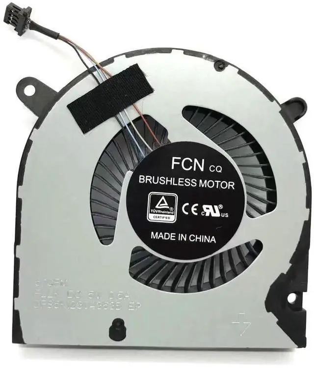Alt view image 3 of 6 - Vszerda New Dual CPU GPU Cooling Fan Kit PN 04NYWG (CPU) / 0160GM (GPU), DC5V 0.5A 4-Pin PWM Blowers for Dell G3 3590 G3-3500 G5 15 5500 G5 SE 5505 Gaming Laptops