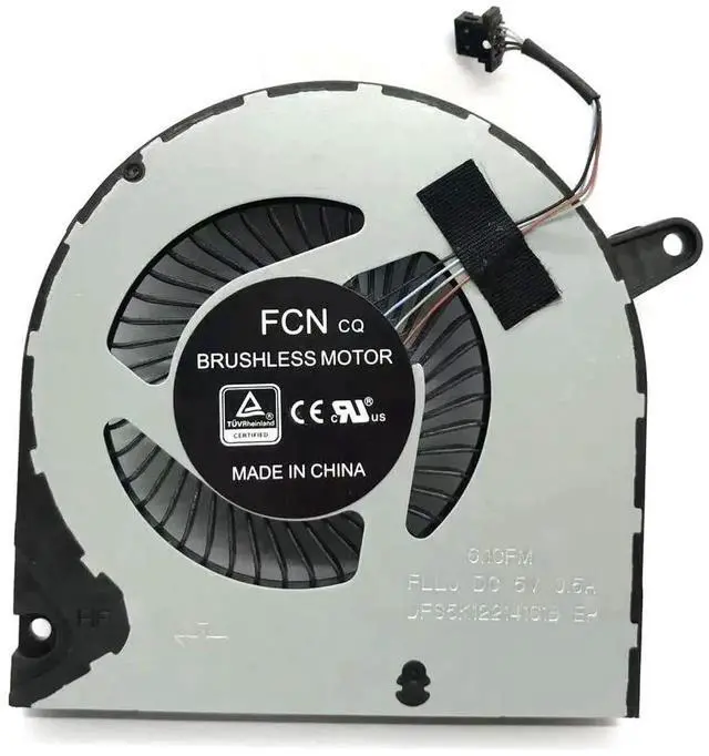 Alt view image 4 of 6 - Vszerda New Dual CPU GPU Cooling Fan Kit PN 04NYWG (CPU) / 0160GM (GPU), DC5V 0.5A 4-Pin PWM Blowers for Dell G3 3590 G3-3500 G5 15 5500 G5 SE 5505 Gaming Laptops