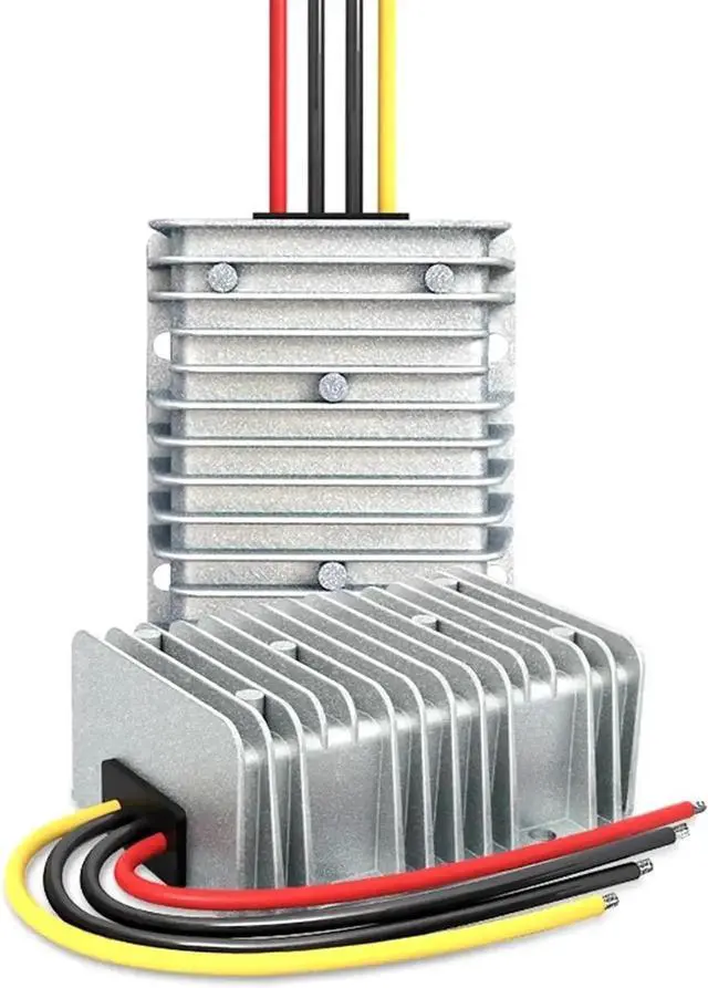 Alt view image 3 of 6 - Vszerda 9-36V to 20V DC-DC Buck Boost Converter, 400W 10A Voltage Stabilizer, Aluminum Heat Sink Step Up Down Power Module for Car Laptop Vehicle Equipment