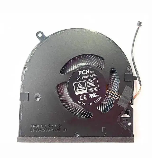 Alt view image 4 of 5 - New CPU GPU Cooling Fan Replacement for Razer Blade 15 Advanced 2021 RZ09-0409 Series RZ09-0409BE RZ09-0409CE RZ09-0409AE RZ09-0409A RZ09-0409B RZ09-0409C RZ09-0409J RZ09-0409K 0409AED3 0409KWD3 0409B