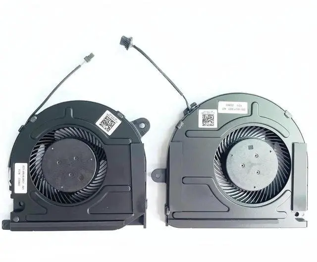 Main image of Vszerda CPU+GPU Cooling Fan Replacement for Dell Vostro 7500 7501 Inspiron 7500 7501 Series, DC5V 0.5A, OEM P/N DFS150005AA0T FMF3 DFS150705AF0T FMF2 0KGH4R 0YND40, 4-Pin PWM Dual Fans Kit