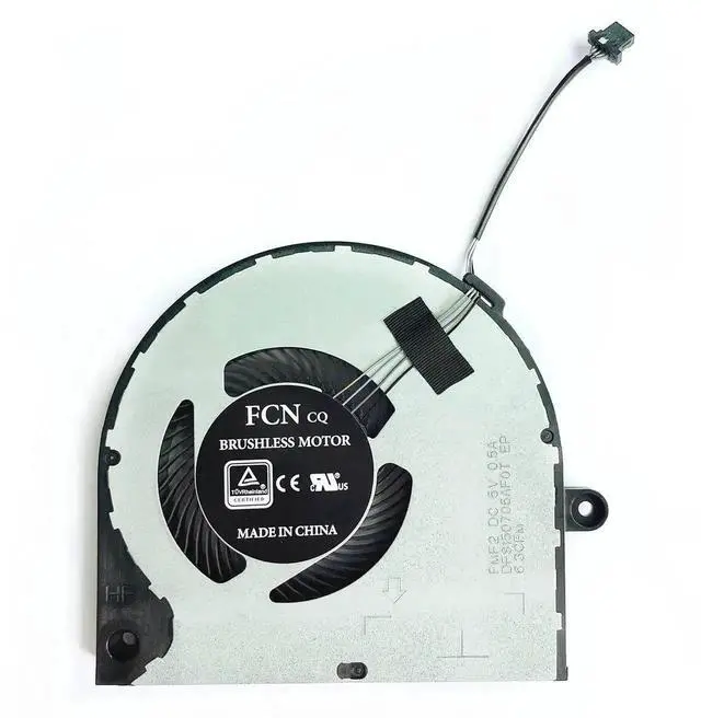 Alt view image 5 of 6 - Vszerda CPU+GPU Cooling Fan Replacement for Dell Vostro 7500 7501 Inspiron 7500 7501 Series, DC5V 0.5A, OEM P/N DFS150005AA0T FMF3 DFS150705AF0T FMF2 0KGH4R 0YND40, 4-Pin PWM Dual Fans Kit