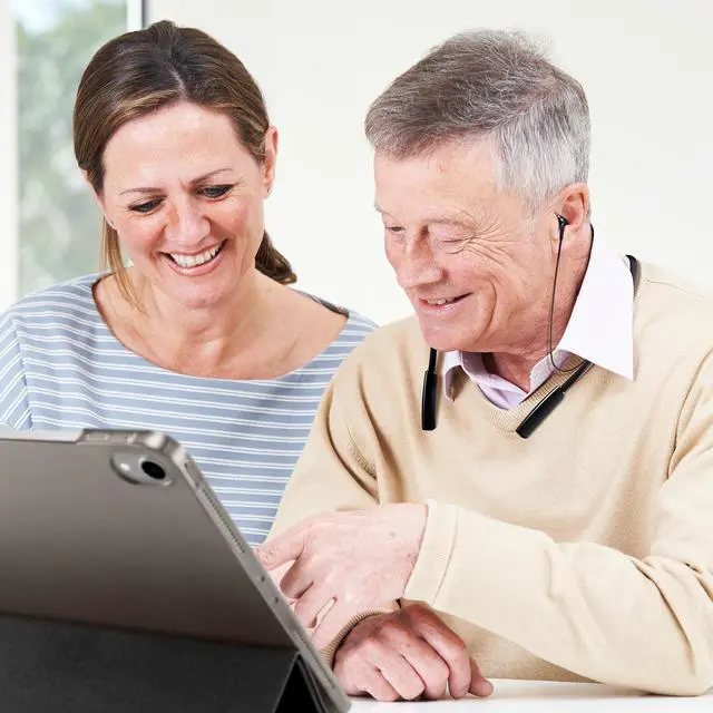 Alt view image 6 of 7 - Jinghao-TW40 Hearing Amplifier  Easy-to-Use, Neckband, Sports oriented, Comfortable, and Powerful Sound Enhancement for Daily Life,30 day no reason return, suitable for elderly Americans