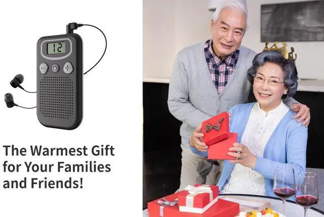 Alt view image 4 of 7 - Jinghao Digital Hearing Aid for Seniors - 16 Volume Levels, Lightweight, Clip-On Design, Easy Operation, Long Battery Life, Perfect Gift for Elderly