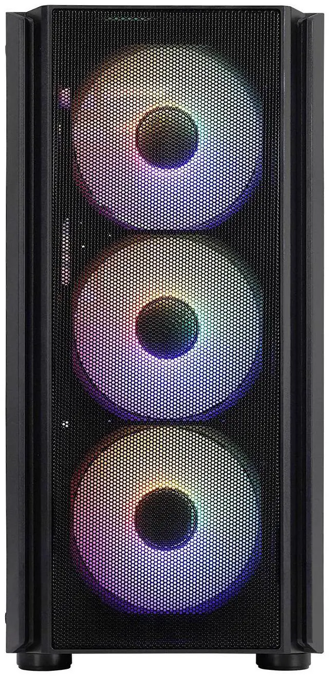 Alt view image 3 of 7 - AODU Gaming PC-Windows 11AMD Ryzen 5 5500 3.6GHz,GeForce RTX3050 6G-DDR4 16GB 3200MHz,NVME M.2 1TB SSD, 500W PSU-Desktop Air coole Prebuilt Gaming Desktop