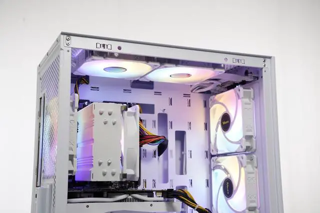 Alt view image 4 of 7 - AODU Gaming Desktop PC-Windows11 AMD Ryzen 5 5500  3.4GHz to 4.6GHZ-NVIDIA GeForce RTX 2060S -32GB 3200MHz RMA DDR4 -1TB M.2 NVMe SSD-600W psuDesktop Air coole Prebuilt Gaming PC