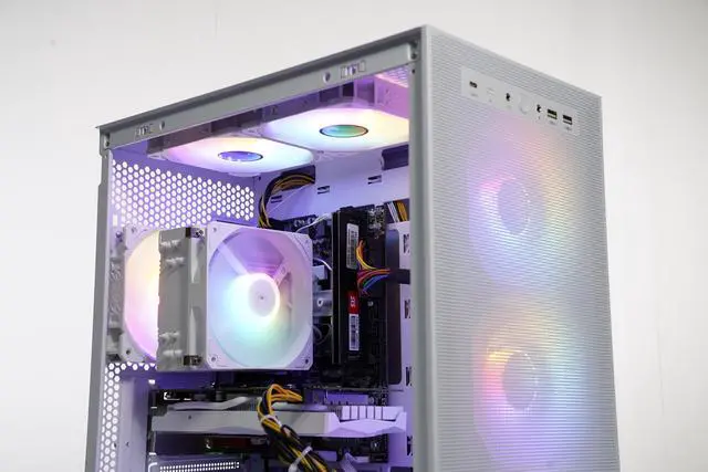 Alt view image 2 of 7 - AODU Gaming Desktop PC-Windows11 AMD Ryzen 5 5500  3.4GHz to 4.6GHZ-NVIDIA GeForce RTX 2060S -32GB 3200MHz RMA DDR4 -1TB M.2 NVMe SSD-600W psuDesktop Air coole Prebuilt Gaming PC