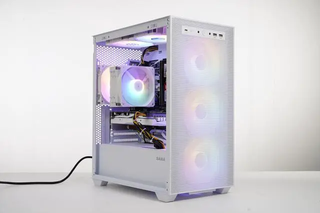 Main image of AODU Gaming Desktop PC-Windows11 AMD Ryzen 5 5500  3.4GHz to 4.6GHZ-NVIDIA GeForce RTX 2060S -32GB 3200MHz RMA DDR4 -1TB M.2 NVMe SSD-600W psuDesktop Air coole Prebuilt Gaming PC
