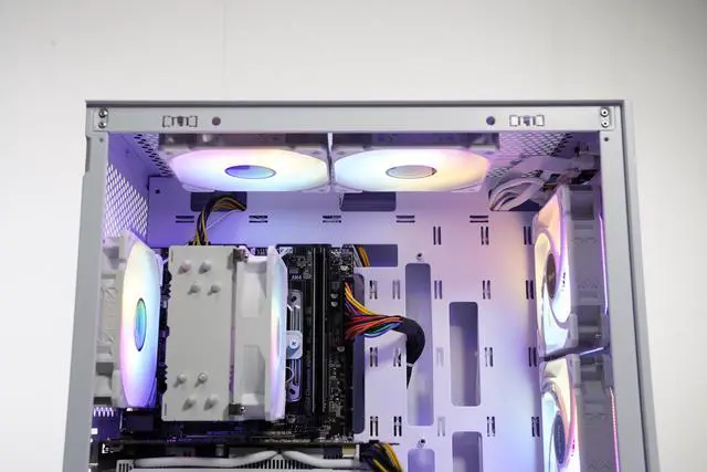 Alt view image 5 of 7 - AODU Gaming Desktop PC-Windows11 AMD Ryzen 5 5500  3.4GHz to 4.6GHZ-NVIDIA GeForce RTX 2060S -32GB 3200MHz RMA DDR4 -1TB M.2 NVMe SSD-600W psuDesktop Air coole Prebuilt Gaming PC