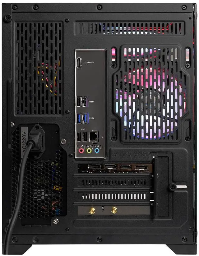 Alt view image 7 of 7 - AODU Gaming Desktop PC-Windows11-Intel Core i5-12400F - Core i5 12th -Intel ARC B580 12GB - DDR4 16GB 3200MHz RMA-1TB M.2 NVMe SSD-800W PSU-panoramic PC case WiFi6 RGB Sync Gaming PC