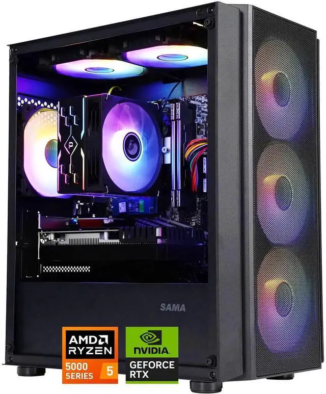 Main image of AODU Gaming Desktop Pc-Windows11 i5 12400F 2.5GHz to 4.4GHZ-NVIDIA GeForce RTX 2060 SUPER 8G -16GB 3200MHZ RMA DDR4 -1TB M.2 NVMe SsD-600W psuDesktop Aircoole Prebuilt Gaming PC