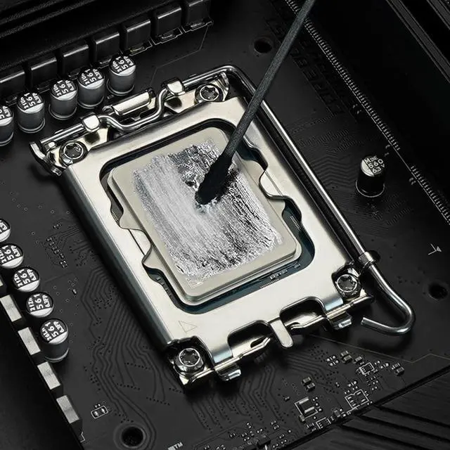 Alt view image 13 of 15 - Thermal Grizzly Conductonaut  CPU GPU Cooling Ultra High Performance Liquid Metal Compound Cooler Fan Thermal Grease/Paste -1 Gram TG-C-001-R