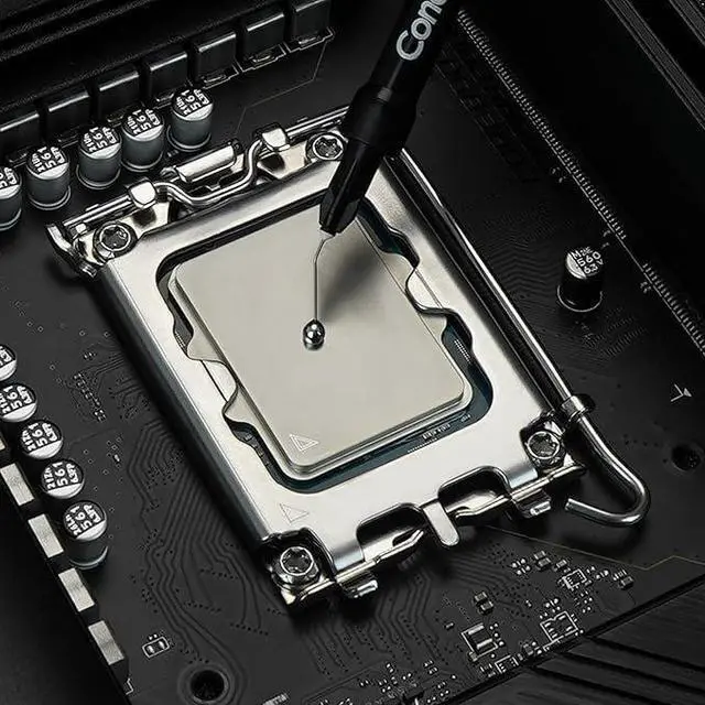 Alt view image 14 of 15 - Thermal Grizzly Conductonaut  CPU GPU Cooling Ultra High Performance Liquid Metal Compound Cooler Fan Thermal Grease/Paste -1 Gram TG-C-001-R