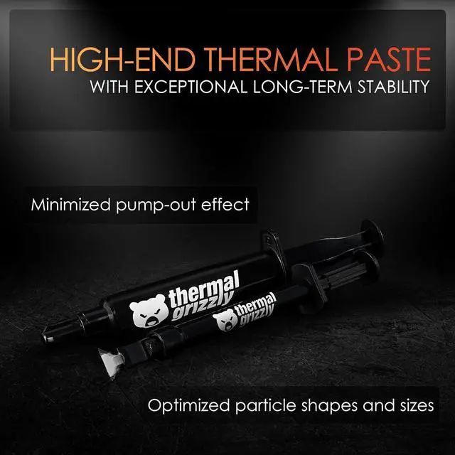 Alt view image 11 of 15 - Thermal Grizzly Duronaut - 6 Gram - Enhanced Durability & High Performance Thermal Paste - for Maximum Thermal Conductivity While Overclocking CPU/GPU/PS4/PS5/Xbox