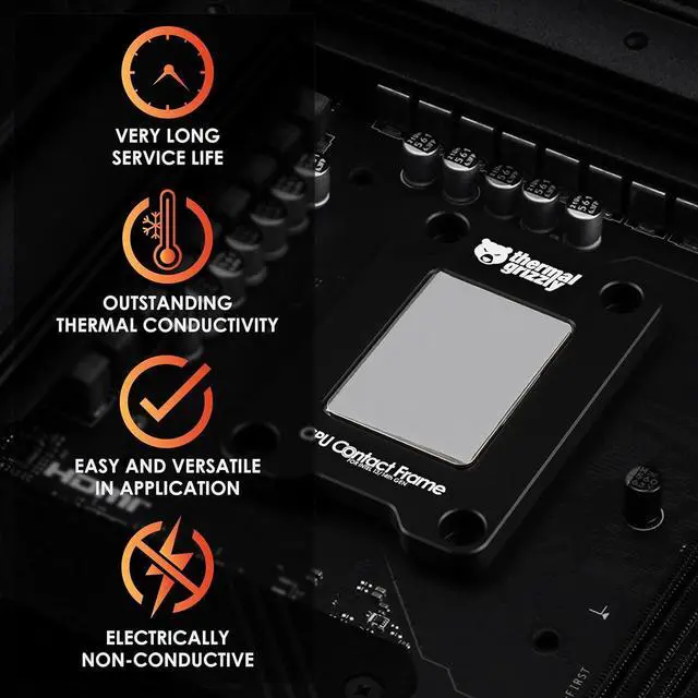 Alt view image 10 of 15 - Thermal Grizzly - Phase Sheet PTM (50x40mm)- High-Performance Thermal pad with Phase Change Material | Durable, not electrically Conductive | for CPU, GPU & Electronics Cooling