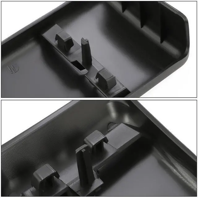 Alt view image 7 of 7 - For Ford F150 09-2014 Front Bumper Guards Pads End Caps Cover Trim Polypropylene