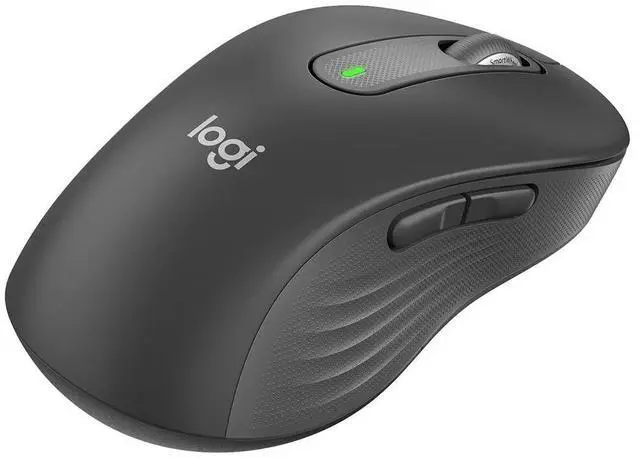 Alt view image 2 of 3 - Logitech SIGNATURE M650 Wireless Bluetooth Silent Mouse,  Office , Desktop Laptop Mouse with 2.4GB Receiver, 4000dpi, 5buttons, for Windows® 10 or later/macOS 11 or later/ChromeOS/Linux,  BLACK