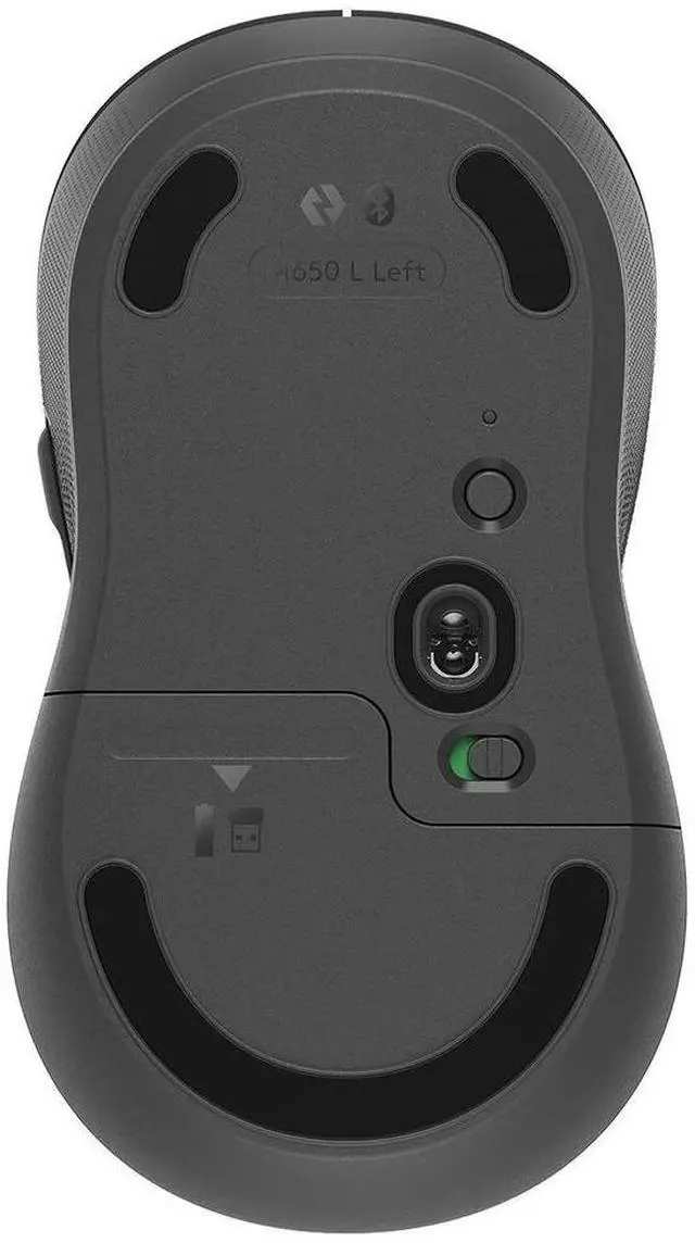 Alt view image 3 of 3 - Logitech SIGNATURE M650 Wireless Bluetooth Silent Mouse,  Office , Desktop Laptop Mouse with 2.4GB Receiver, 4000dpi, 5buttons, for Windows® 10 or later/macOS 11 or later/ChromeOS/Linux,  BLACK
