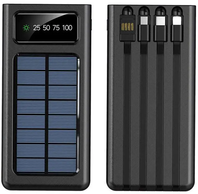 Main image of Solar Power Bank 9000000mAh 4 USB Backup External Battery Charger for Cell Phone