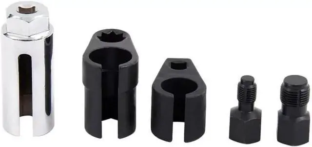 Alt view image 5 of 5 - O2 Oxygen Sensor Socket Thread Chaser Set 5PCS O2 Sensor Wrench Removal Tool Kit