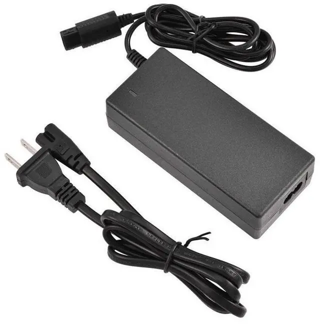 Alt view image 2 of 7 - Audio Video AV RCA+AC Cable Power Supply Adapter Cord For Nintendo Gamecube NGC