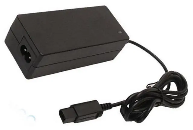Alt view image 5 of 7 - Audio Video AV RCA+AC Cable Power Supply Adapter Cord For Nintendo Gamecube NGC