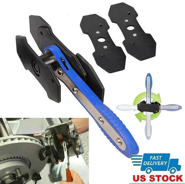 Main image of Car Ratchet Brake Piston Spreader Wrench Caliper Pad Install Tool Press Ratchet